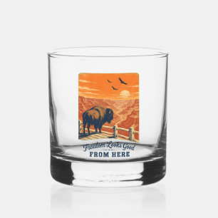 Vaso De Whiskey Cañón de Whisky Freedom Looks Good Glass
