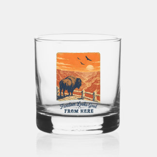 Vaso De Whiskey Cañón de Whisky Freedom Looks Good Glass
