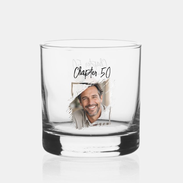 Vaso De Whiskey Capítulo de cumpleaños número 50 (Anverso)