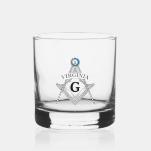 Vaso De Whiskey Casa de masonería del estado de Virginia