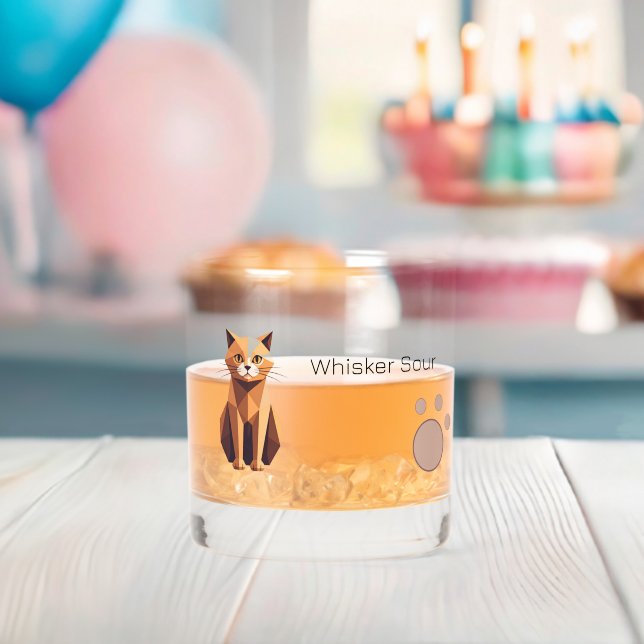 Vaso De Whiskey Cat Whisker Sour (Insitu (Baby Shower))