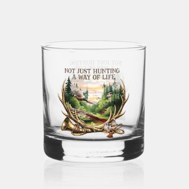 Vaso De Whiskey Caza (Anverso)