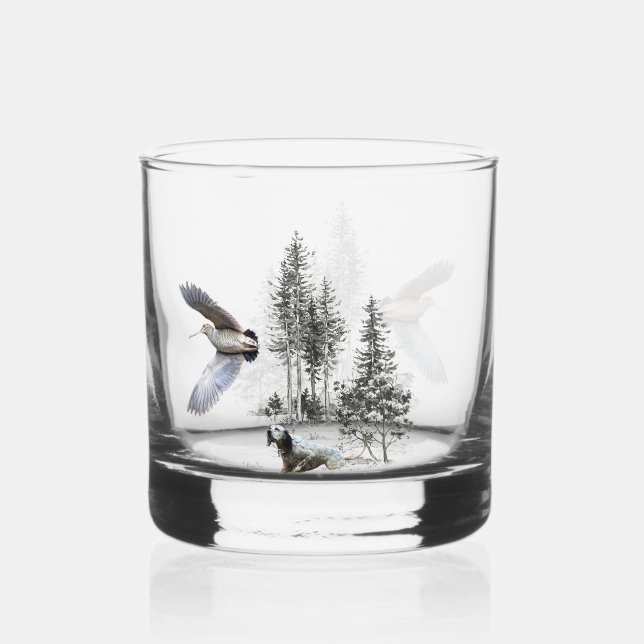 Vaso De Whiskey Caza de chochas (Anverso)