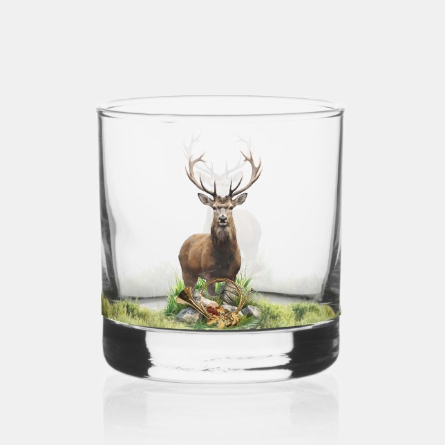 Vaso De Whiskey Caza de venados (Anverso)