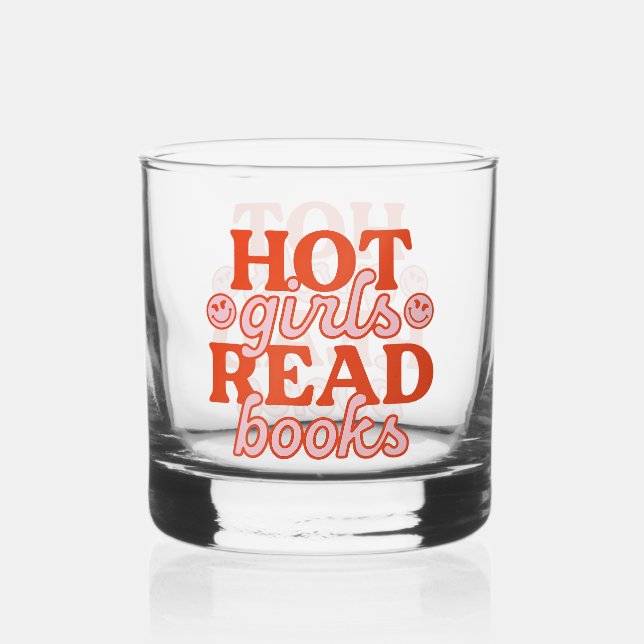 Vaso De Whiskey Chicas Calientes Leen Libros (Anverso)