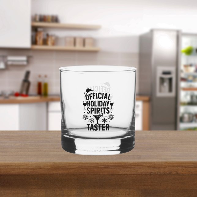 Vaso De Whiskey Christmas quote funny party spirits taster black (Subido por el creador)