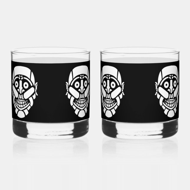 Vaso De Whiskey Cibersmith Cyberpunk logo whisky glass (Anverso)