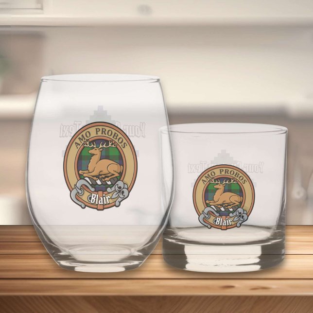 Vaso De Whiskey Clan Blair Escudo por Tartán (Subido por el creador)