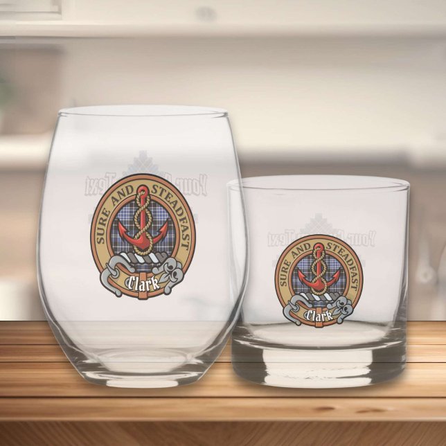 Vaso De Whiskey Clan Clark Escudo por Tartán (Subido por el creador)