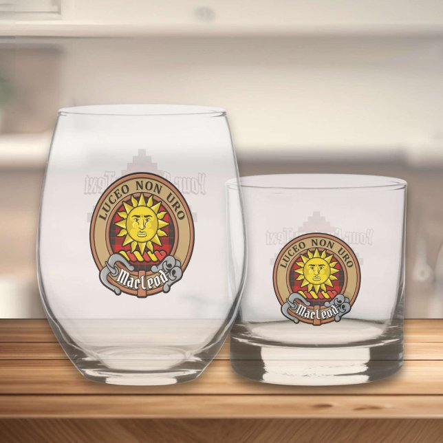 Vaso De Whiskey Clan MacLeod de Raasay Escudo sobre Tartán (Subido por el creador)