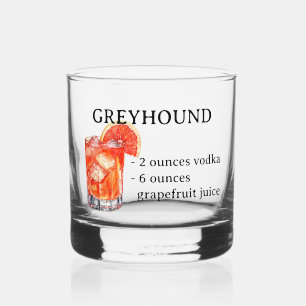 Vaso De Whiskey Cóctel de la receta de Vodka Greyhound