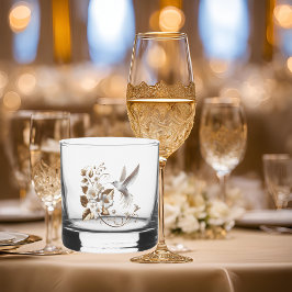 Vaso De Whiskey Colibrí Blanco