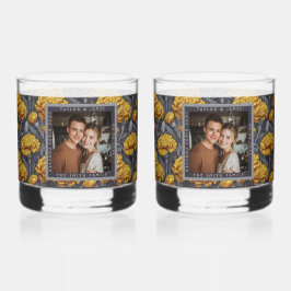 Vaso De Whiskey Colorful Custom Carnation Themed Beach Wedding