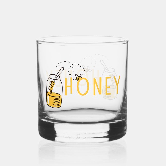 Vaso de Whiskey con Miel (Anverso)