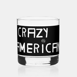 VASO DE WHISKEY CONJUNTO DE VIDRIO DE CÓCTEL AMERICANO LOCO