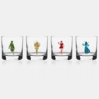Vaso De Whiskey Conjunto de vidrio de elementos