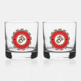 Vaso De Whiskey Conjunto de vidrio para sacudidas SAW
