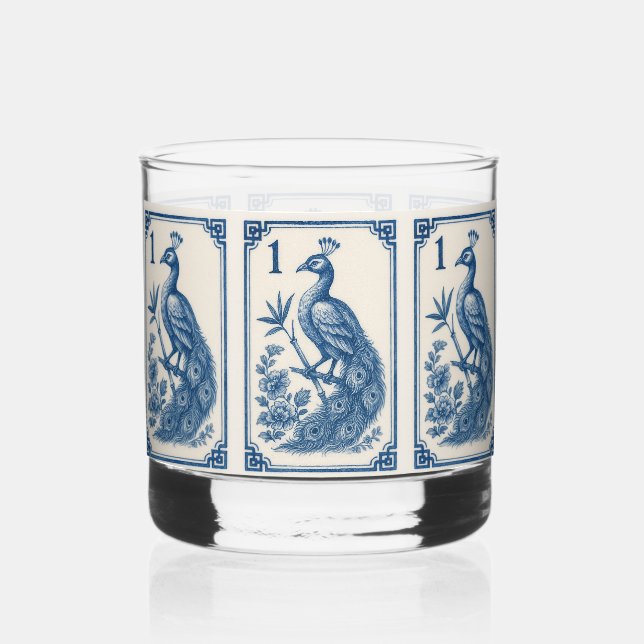 Vaso De Whiskey Copa de cóctel Regal Birdy Bam Mahjong (Anverso)