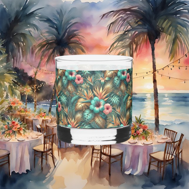 Vaso De Whiskey Copa de Roca Elegancia Tropical (Subido por el creador)