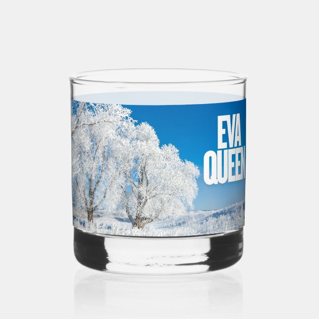 Vaso De Whiskey Copa de Vidrio personalizado | Gla de borrado pers (Anverso)
