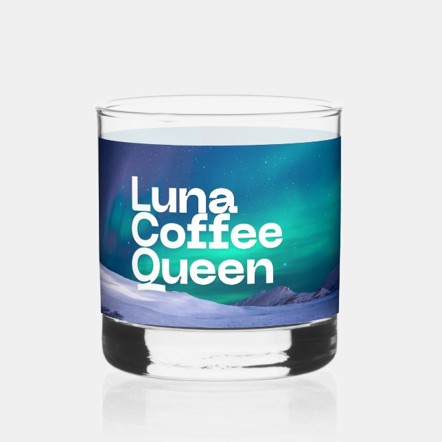 Vaso De Whiskey Copa de Vidrio personalizado | Gla de borrado pers (Anverso)