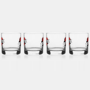 Vaso De Whiskey Corazón del tatuaje del amor verdadero Diseño ro