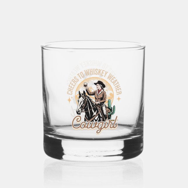 Vaso De Whiskey Cowgirl  (Anverso)