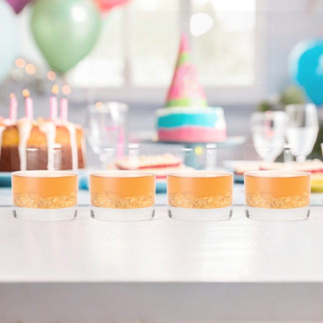 Vaso De Whiskey Crea tu propio blanco (Insitu (Cumpleaños))