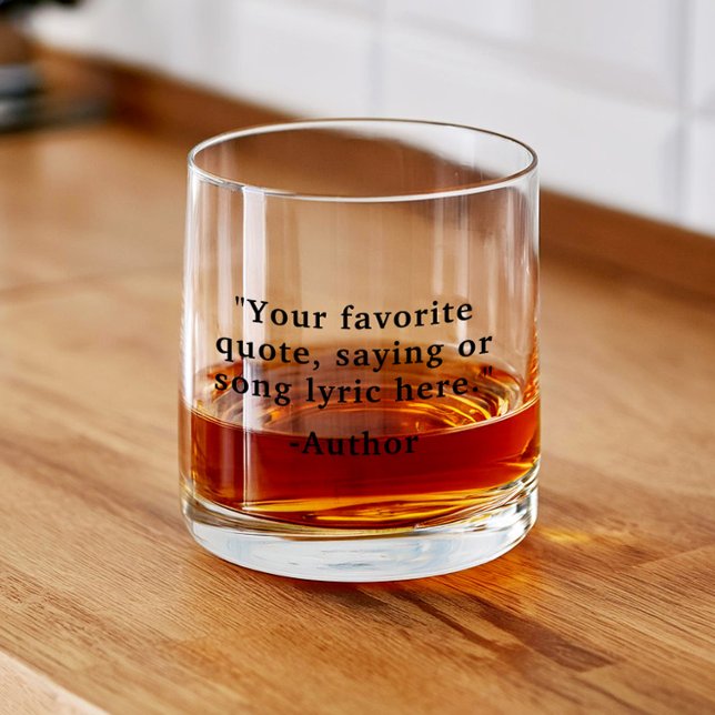 Vaso De Whiskey Crear su propia cita Personalizado (Subido por el creador)
