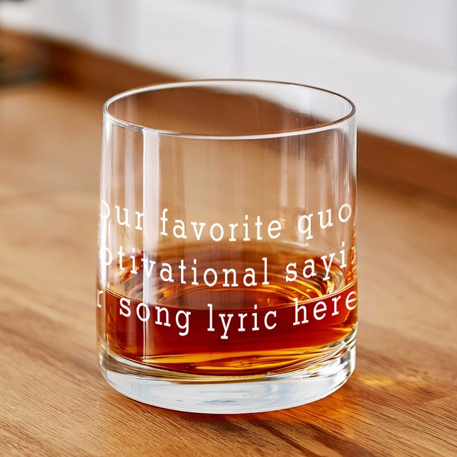 Vaso De Whiskey Crear su propia cotización (Subido por el creador)