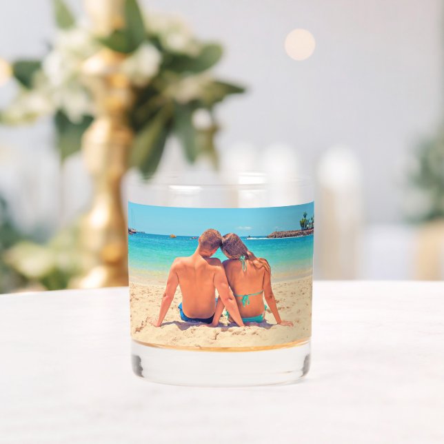 Vaso De Whiskey Create Your Own Personalized Custom Photo (Insitu (Boda))