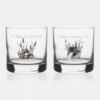 Vaso De Whiskey cristales de pato hiball
