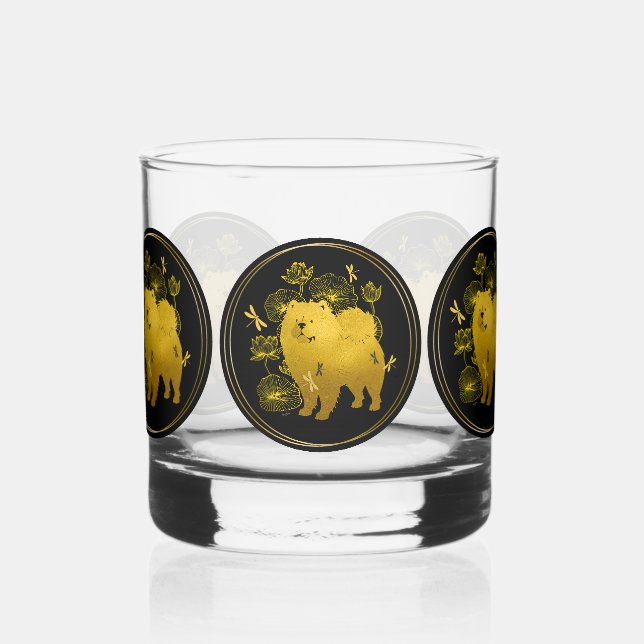 Vaso De Whiskey CUANDO LOS DRAGONES VOLAN VUELTA ROCA vidrio (Izquierda)