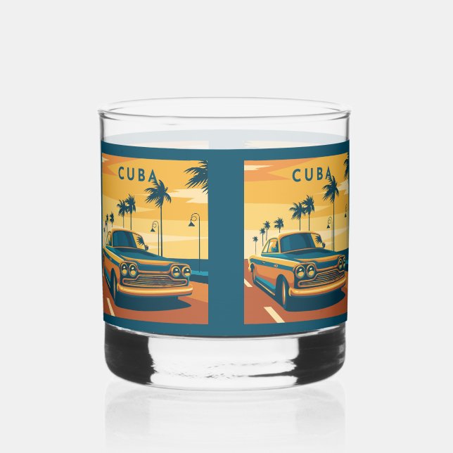 Vaso De Whiskey Cuba (Anverso)