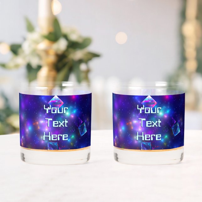 Vaso De Whiskey Cubos cósmicos (Insitu (Boda))