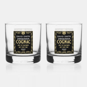 Vaso De Whiskey Cumpleaños de Brandy Lover Quinquagenarian