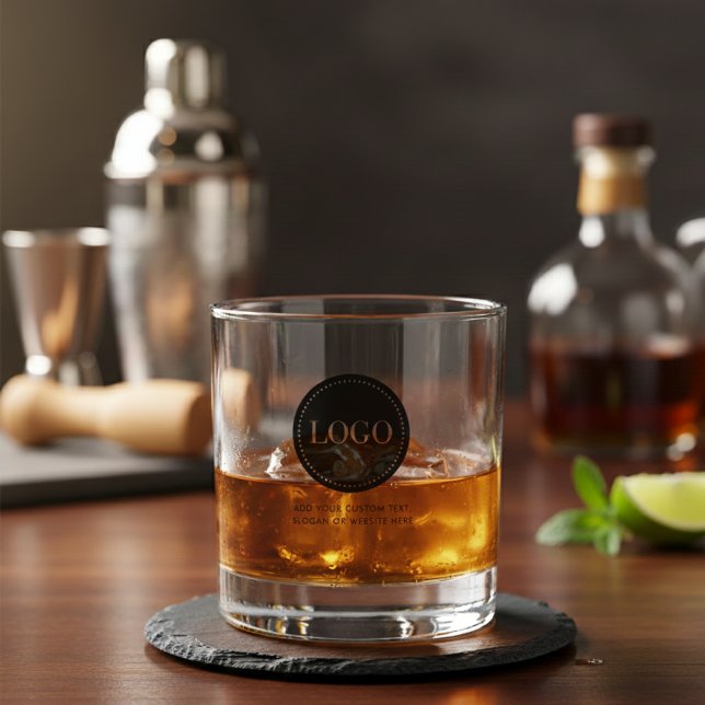 Vaso De Whiskey Custom Personalized Logo and Text Whiskey Glasses (Subido por el creador)
