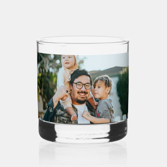 Vaso De Whiskey Custom Photo (Anverso)