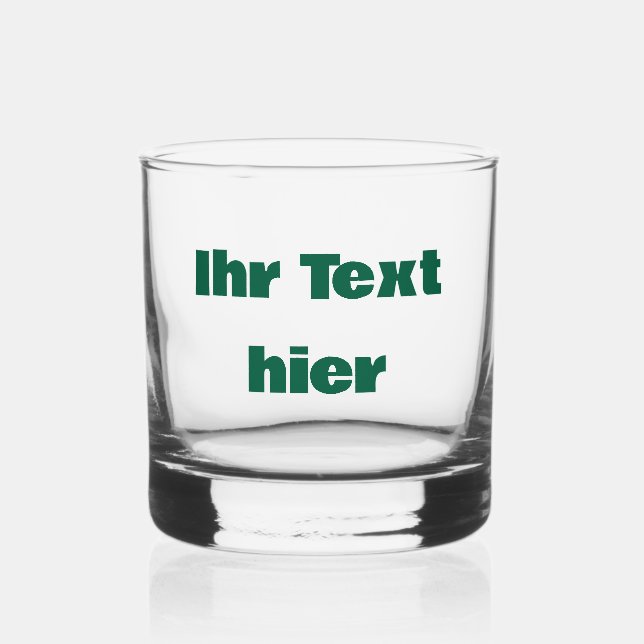 Vaso De Whiskey custom whiskyglas mit text (Anverso)