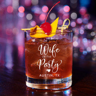 Vaso De Whiskey Cute Bachelorette Party Bride
