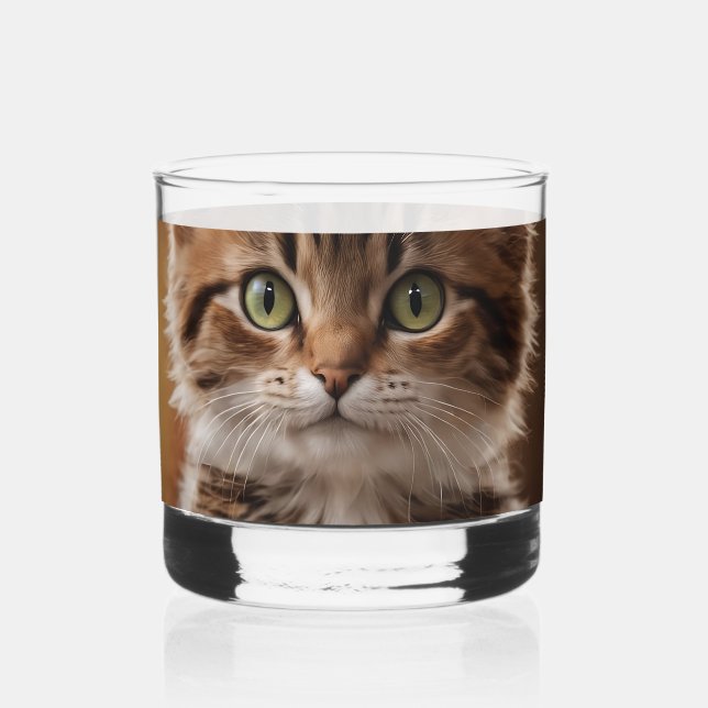 Vaso De Whiskey Cute Kitten (Anverso)