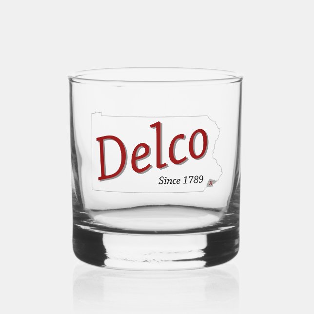 Vaso De Whiskey DELCO (R) desde 1789 (Anverso)