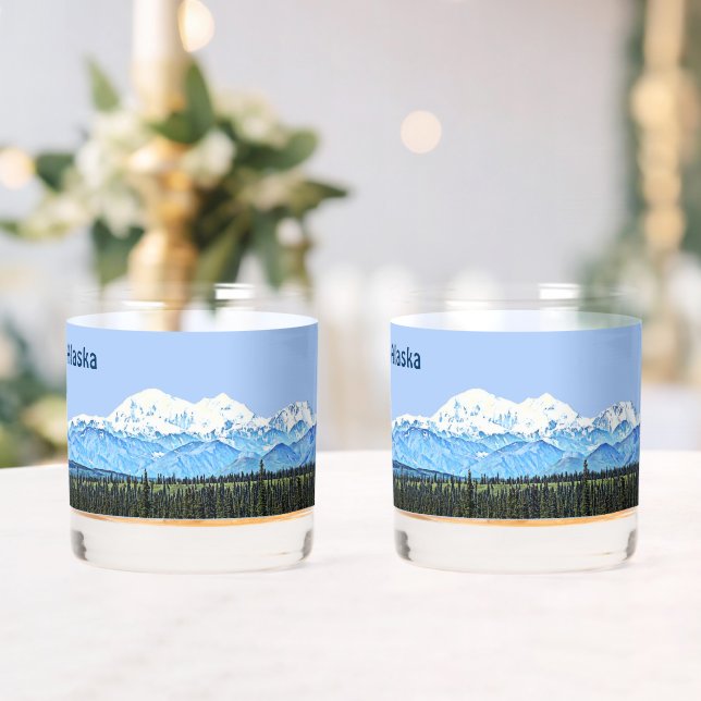 Vaso De Whiskey Denali (Monte McKinley) (Insitu (Boda))