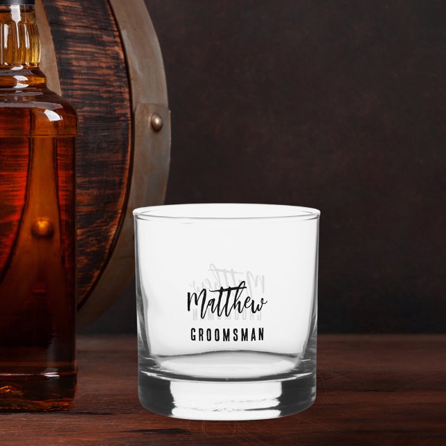 Vaso De Whiskey Despedida de soltero del padrino de la boda (Subido por el creador)