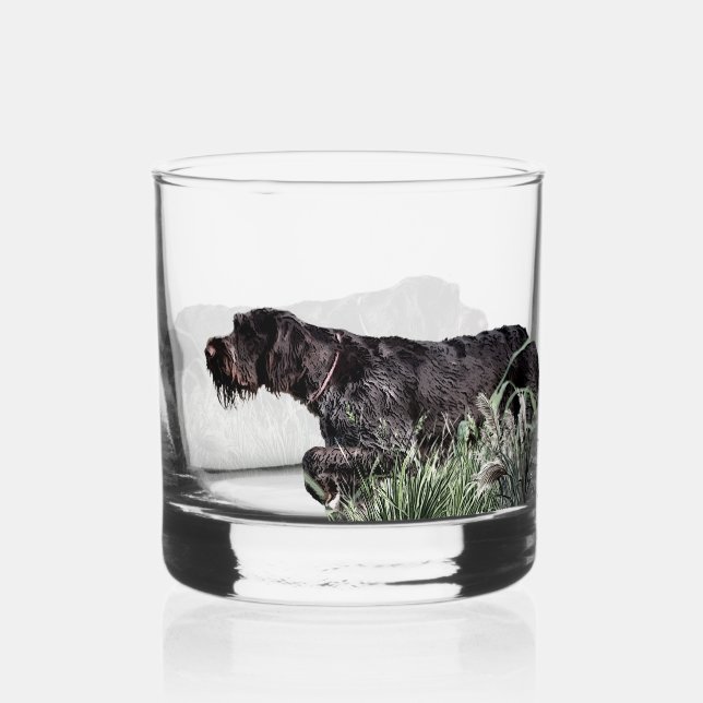 Vaso De Whiskey Deutsch Drahthaar (Anverso)
