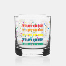 Vaso De Whiskey Día del Padre collage fotográfico minimalista Feli
