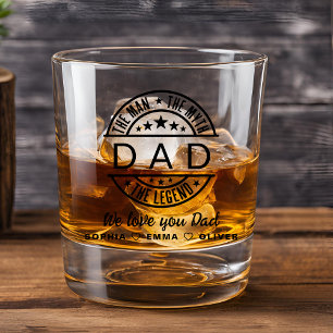 Vaso De Whiskey Día del Padre, la leyenda del mito de papá
