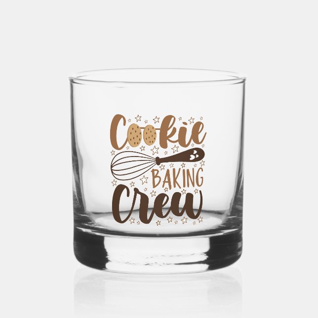 Vaso De Whiskey Diseño divertido de galletas de pan (Anverso)
