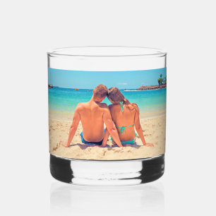 Vaso De Whiskey Diseño Personalizado Tu Propia Foto y Texto Person