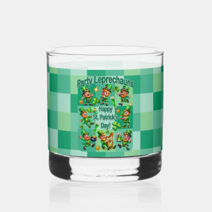 Vaso De Whiskey Diversión de San Patricio Adorable "Fiesta Leprech